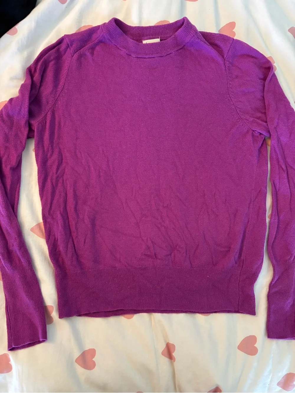 a new day Bright Purple Crewneck Sweater